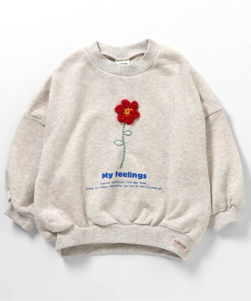 BREEZE（ブリーズ）の「【ジュニア対応】ギミックトレーナー（スウェット・キッズ・ブラウン/ブラック/アイボリー・80/90/100/110/120/130/140）」の8枚目の写真