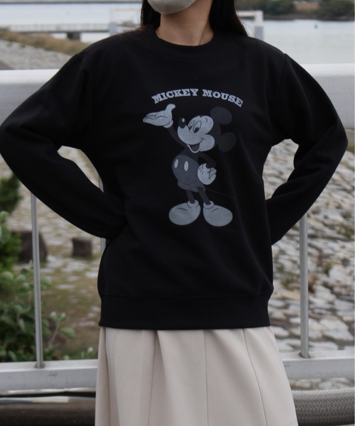 く*ん様 WALTDISNEYディズニー ミッキー裏起毛トレーナー【超美品】3/ MICKEY MOUSE（ミッキーマウス） トレーナー スウェット Disney