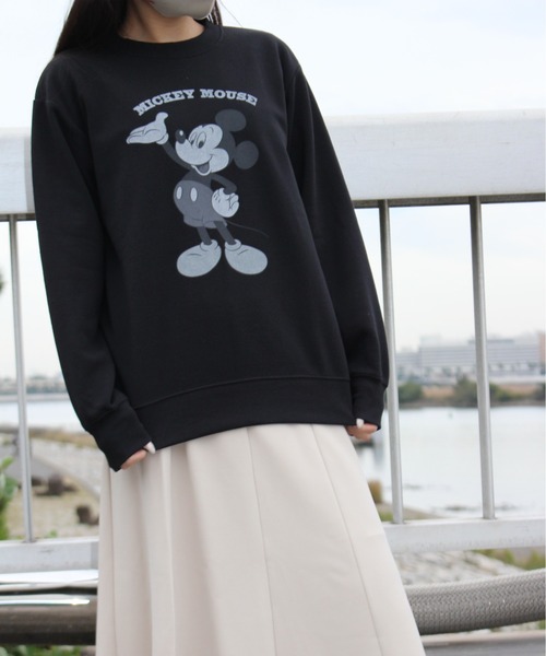 く*ん様 WALTDISNEYディズニー ミッキー裏起毛トレーナー【超美品】3/ Disney（ディズニー） トレーナー スウェット ミッキーマウス トイ