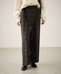 ROPE' PICNIC | 裏起毛無地＆チェックアソートワイドパンツ/防シワ(その他パンツ)