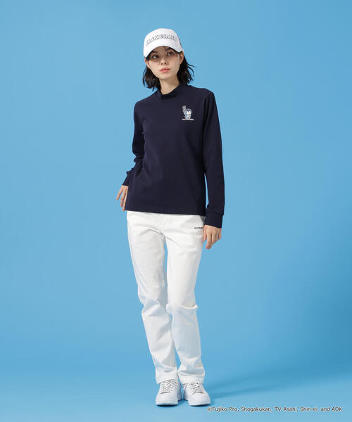 Jack Bunny!!】【ドラえもん】PE天竺長袖モックネックカットソー（T