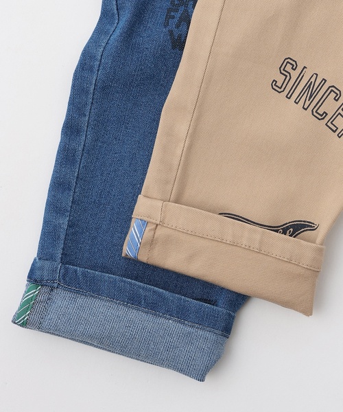 kladskap(クレードスコープ)の「マルチプリントロング丈ストレートパンツ(その他パンツ・キッズ・ベージュ/サックスブルー・100cm/120cm/90cm/80cm/110cm/130cm)」の9枚目の写真