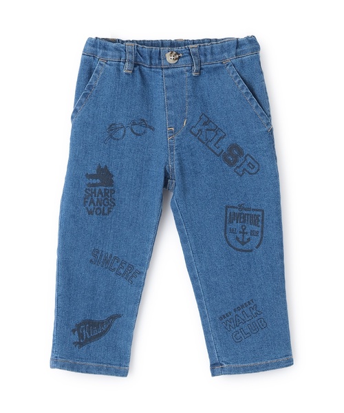 kladskap(クレードスコープ)の「マルチプリントロング丈ストレートパンツ(その他パンツ・キッズ・ベージュ/サックスブルー・100cm/120cm/90cm/80cm/110cm/130cm)」の15枚目の写真