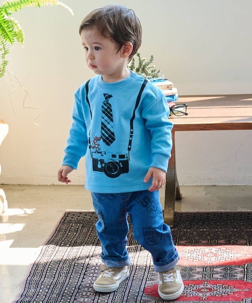 kladskap(クレードスコープ)の「マルチプリントロング丈ストレートパンツ(その他パンツ・キッズ・ベージュ/サックスブルー・100cm/120cm/90cm/80cm/110cm/130cm)」の20枚目の写真