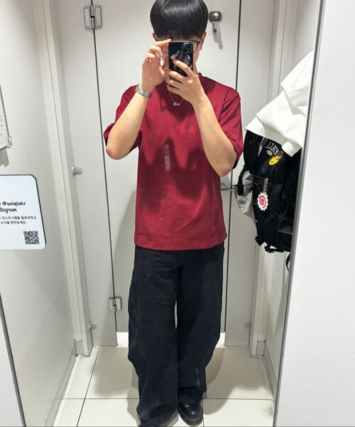 DNSR(ディーエヌエスアール)の「カーブドフレアデニムパンツブルー(その他パンツ・メンズ・その他・LARGE/X-LARGE/MEDIUM/SMALL)」の3枚目の写真
