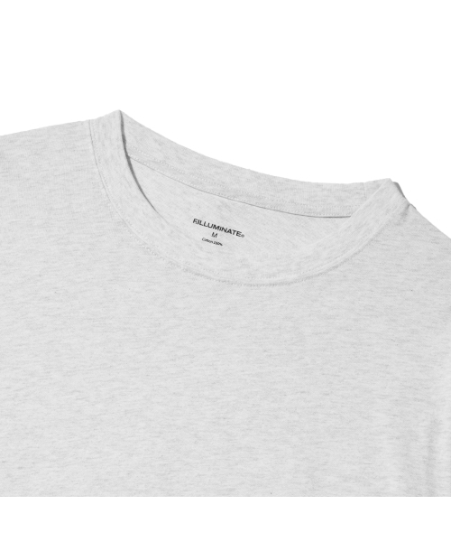F.ILLUMINATE(フィルミネイト)の「スタンダードロングスリーブ-ライトグレー(Tシャツ/カットソー・レディース・その他・LARGE/X-LARGE/SMALL/MEDIUM)」の5枚目の写真