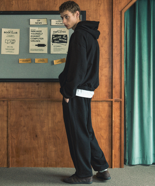 NODU（ノードユー）の「フォーシーズンベーシックジョガーパンツ[ブラック]（スウェットパンツ・メンズ・その他・MEDIUM/LARGE）」の3枚目の写真