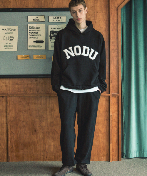 NODU（ノードユー）の「フォーシーズンベーシックジョガーパンツ[ブラック]（スウェットパンツ・メンズ・その他・MEDIUM/LARGE）」の4枚目の写真