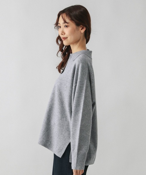 セール】ふわふわHugmeスキッパー/598019（ニット/セーター）｜GLOBAL