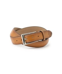 カーブメダリオンベルト【本革】 ブラック/ブラウン/ダークブラウン/ベージュ(ブラック)