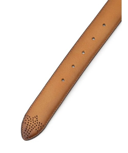 Perfect Suit FActory(パーフェクトスーツファクトリー)の「カーブメダリオンベルト【本革】 ブラック/ブラウン/ダークブラウン/ベージュ(ブラック)(ベルト・メンズ・ブラック/ブラウン/ダークブラウン/ベージュ・FREE)」の12枚目の写真