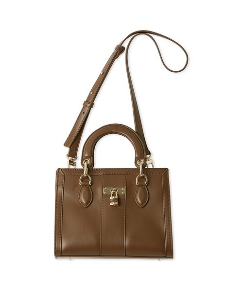 SNIDEL（スナイデル）の「スクエアパッドロックバッグ（ハンドバッグ・レディース・ライトブルー/ブラック/アイボリー/ブラウン・F）」の17枚目の写真