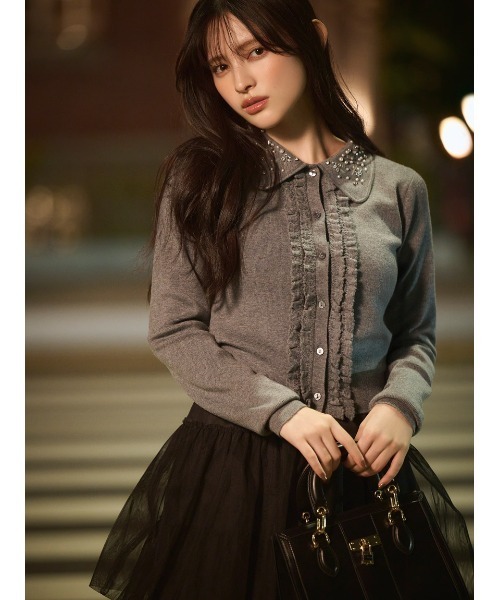 SNIDEL（スナイデル）の「スクエアパッドロックバッグ（ハンドバッグ・レディース・ライトブルー/ブラック/アイボリー/ブラウン・F）」の10枚目の写真