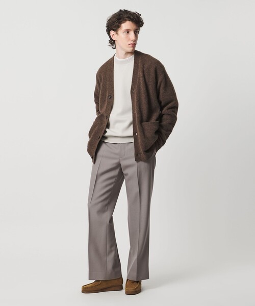 UNITED ARROWS（ユナイテッドアローズ）の「ヤク ヘアリー カーディガン（カーディガン/ボレロ・メンズ・ブラック/ライトブルー/モカ・S/XL/M/L）」の7枚目の写真