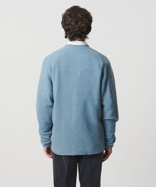UNITED ARROWS（ユナイテッドアローズ）の「ヤク ヘアリー カーディガン（カーディガン/ボレロ・メンズ・ブラック/ライトブルー/モカ・S/XL/M/L）」の13枚目の写真