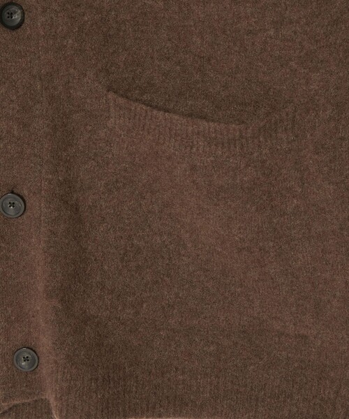 UNITED ARROWS（ユナイテッドアローズ）の「ヤク ヘアリー カーディガン（カーディガン/ボレロ・メンズ・ブラック/ライトブルー/モカ・S/XL/M/L）」の18枚目の写真