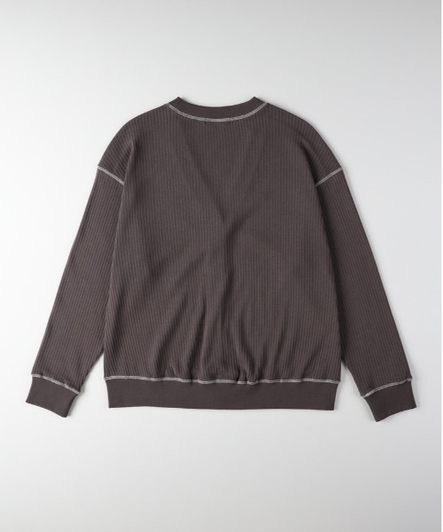 Right-on（ライトオン）の「【HONEYSUCKLE ROSE】【限定展開】カットカーディガン(体型カバー / 気軽に着られる / 洗濯〇)（カーディガン/ボレロ・レディース・ダークグレー/ブラック/キナリ・M/L）」の14枚目の写真