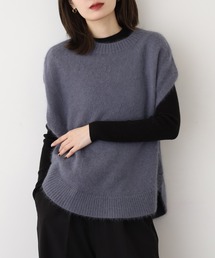 Anna Nicola FOXブレンドニットベスト