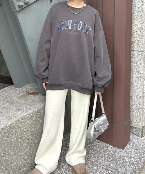 LAC-VERT（ラック・ヴェール）の「チェックカレッジロゴプルオーバー