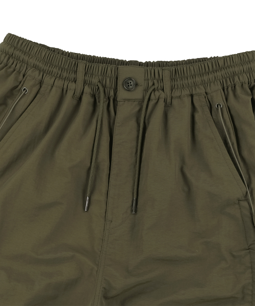 NOT4NERD(ノットフォーナード)の「Side Shirred Nylon Pants - Khaki(スウェットパンツ・レディース・その他・MEDIUM/LARGE/X-LARGE)」の10枚目の写真