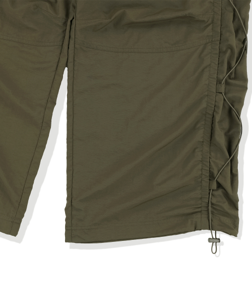 NOT4NERD(ノットフォーナード)の「Side Shirred Nylon Pants - Khaki(スウェットパンツ・レディース・その他・MEDIUM/LARGE/X-LARGE)」の13枚目の写真