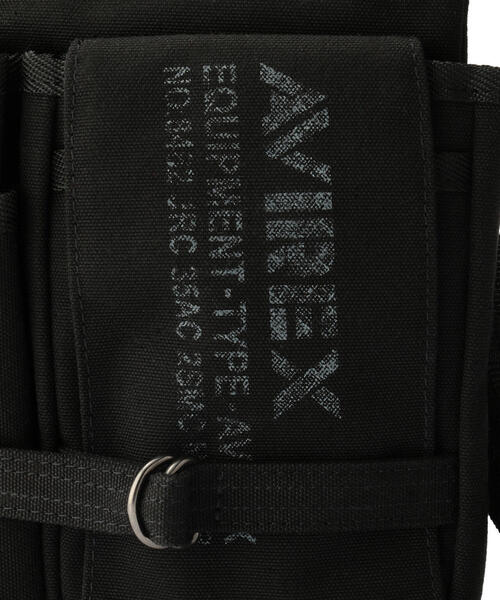 AVIREX（アヴィレックス）の「EAGLE POLYESTER WAIST BAG /イーグル ポリエステル ウエストバッグ / AVIREX / アヴィレックス / AVX342L（ボディバッグ/ウエストポーチ・メンズ・ベージュ/その他3/ブラック/カーキ・F）」の12枚目の写真