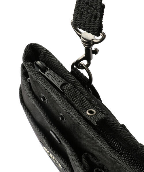 AVIREX（アヴィレックス）の「EAGLE POLYESTER WAIST BAG /イーグル ポリエステル ウエストバッグ / AVIREX / アヴィレックス / AVX342L（ボディバッグ/ウエストポーチ・メンズ・ベージュ/その他3/ブラック/カーキ・F）」の13枚目の写真