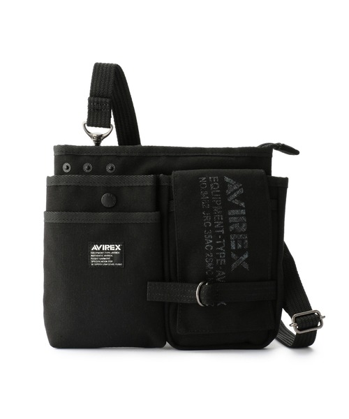 AVIREX（アヴィレックス）の「EAGLE POLYESTER WAIST BAG /イーグル ポリエステル ウエストバッグ / AVIREX / アヴィレックス / AVX342L（ボディバッグ/ウエストポーチ・メンズ・ベージュ/その他3/ブラック/カーキ・F）」の5枚目の写真