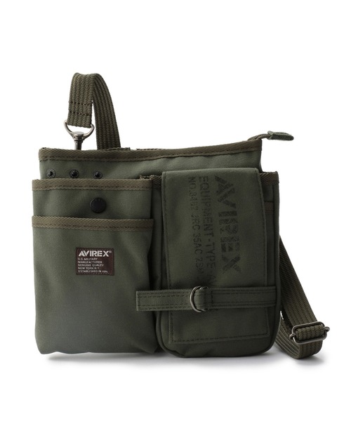 AVIREX（アヴィレックス）の「EAGLE POLYESTER WAIST BAG /イーグル ポリエステル ウエストバッグ / AVIREX / アヴィレックス / AVX342L（ボディバッグ/ウエストポーチ・メンズ・ベージュ/その他3/ブラック/カーキ・F）」の17枚目の写真