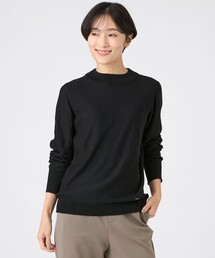 【SANYO Style EDITION掲載】【ウォッシャブル】ミニスパンコールニットプルオーバー