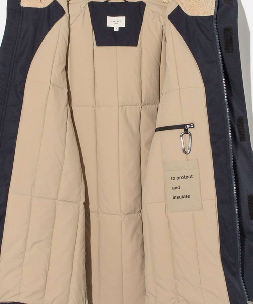 Pyrenex(ピレネックス)の「PYRENEX THE PRK ピレネックス ダウンジャケット(ダウンジャケット/コート・メンズ・ネイビー/ベージュ・MEDIUM/LARGE/SMALL)」の19枚目の写真