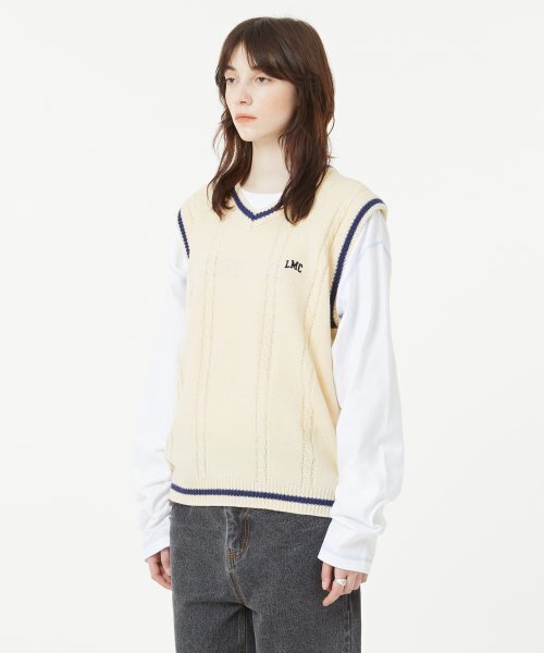 LMCの「CABLE ARCH KNIT VEST ivory(ベスト・レディース・その他・X-LARGE/LARGE)」の8枚目の写真