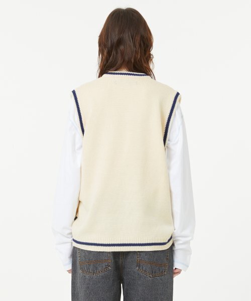 LMCの「CABLE ARCH KNIT VEST ivory(ベスト・レディース・その他・X-LARGE/LARGE)」の9枚目の写真