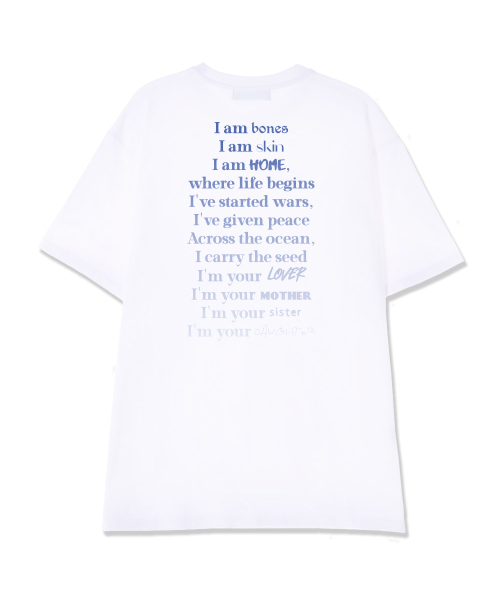 ASTRAL PROJECTION(アストラルプロジェクション)の「アップル スーピマコットン ラウンドネック 半袖Tシャツ_ホワイト(Tシャツ/カットソー・メンズ・その他・LARGE/X-LARGE/XX-LARGE)」の2枚目の写真