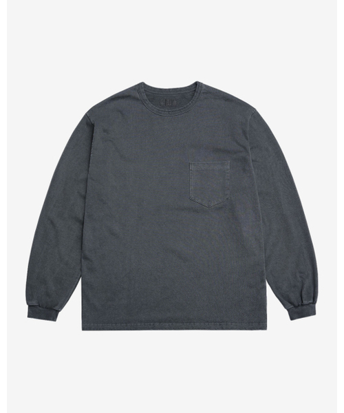 sortie(ソルティ)の「ピグメント ロングスリーブ ポケットTシャツ(ブルー)(Tシャツ/カットソー・メンズ・その他・MEDIUM/LARGE/X-LARGE)」の1枚目の写真