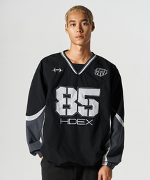 HDEX（エイチデックス）の「ラグビーウォームアッププルオーバー (ブラック)（スウェット）」