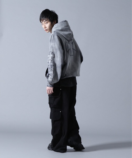DANKE SCHON（ダンケシェーン）の「DankeSchon/ダンケシェーン/SPRAY PIGMENT SWEAT ZIP HOODIE（パーカー・メンズ・ブラック・M/L）」の20枚目の写真
