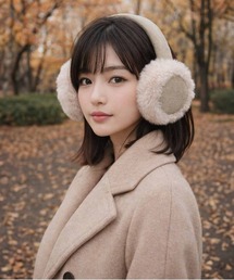 M2SUQARED（エムツースクエア）の「【M2SUQARED/エムツースクエア】ムートンイヤーマフ／フェイクファーイヤーマフ(ユニセックス)（イヤーマフ）」