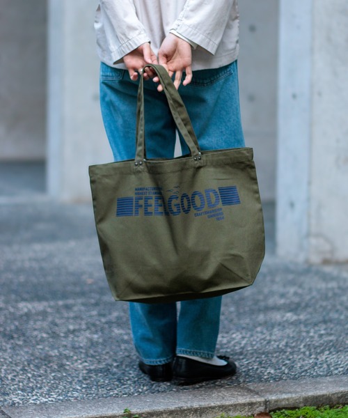 OMNIGOD（オムニゴッド）の「[OMNIGOD] FEELGOOD TOTE（ショルダーバッグ・レディース・ターコイズブルー/オリーブ/キナリ/ベージュ・FREE）」の3枚目の写真
