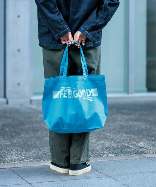 OMNIGOD（オムニゴッド）の「[OMNIGOD] FEELGOOD TOTE（ショルダーバッグ・レディース・ターコイズブルー/オリーブ/キナリ/ベージュ・FREE）」の6枚目の写真