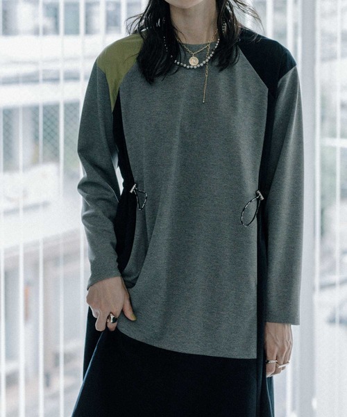 MARECHAL TERRE（マルシャルテル）の「ドッキングワンピース（ワンピース・レディース・ブラック/ネイビー/グレー/アイボリー・MEDIUM）」の9枚目の写真