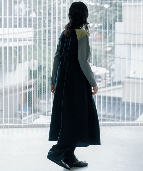 MARECHAL TERRE（マルシャルテル）の「ドッキングワンピース（ワンピース・レディース・ブラック/ネイビー/グレー/アイボリー・MEDIUM）」の10枚目の写真