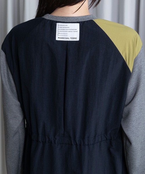 MARECHAL TERRE（マルシャルテル）の「ドッキングワンピース（ワンピース・レディース・ブラック/ネイビー/グレー/アイボリー・MEDIUM）」の14枚目の写真
