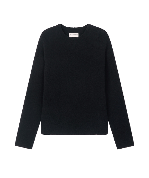 YAK WOOL SWEATER чёрный