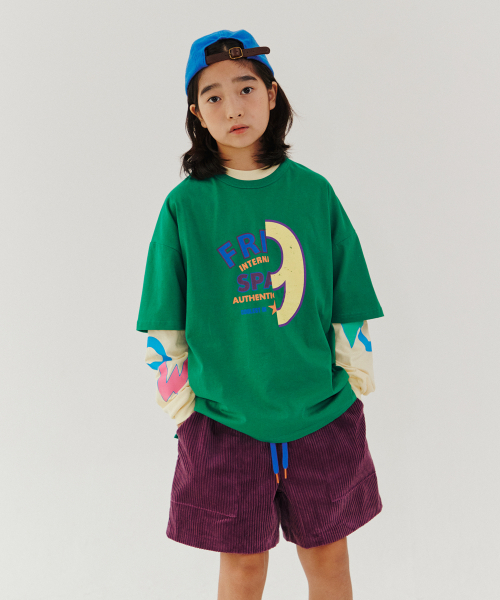 FRISE(フリゼ)の「ナインティ_グリーン(Tシャツ/カットソー・レディース・その他・110/120/130)」の3枚目の写真
