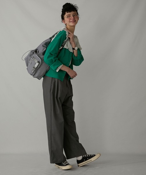 BONLECILL Marche（ボンルシールマルシェ）の「【BONLECILL Marche】マルチポケットユーティリティショルダーバッグ（ショルダーバッグ・レディース・グレー/アイボリー/ブラック・FREE）」の22枚目の写真