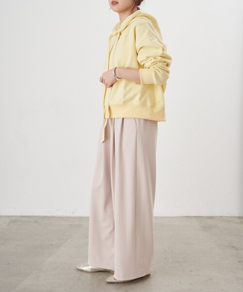 SHENERY（シーナリー）の「ボウタイフーディー（パーカー・レディース・オフホワイト/ライトグレー/イエロー・FREE）」の15枚目の写真