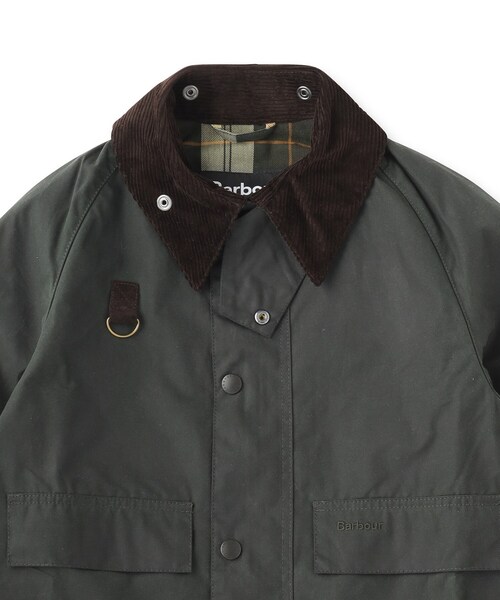 Barbour（バブアー）の「barbour（バブアー）spey wax jacket｜ジャケット（テーラードジャケット・メンズ・モスグリーン・91/92）」の4枚目の写真