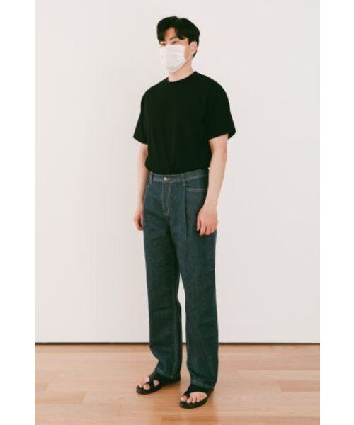 ESN（イーエスエヌ）の「ワンタッチワイドデニムパンツインディゴ（デニムパンツ・メンズ・その他・MEDIUM/X-LARGE）」の4枚目の写真