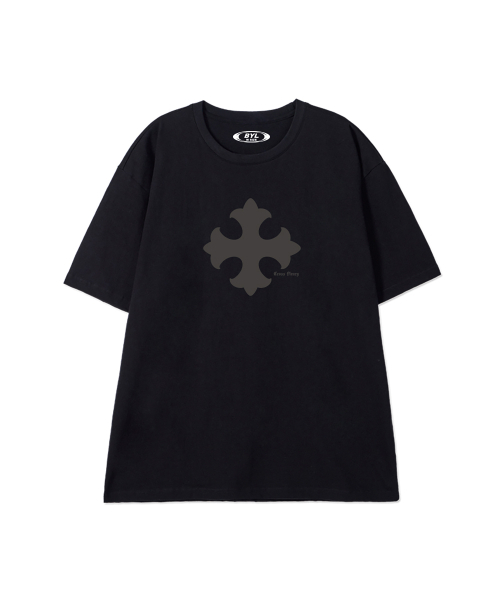 BY.L(バイエル)の「クロスフラリー半袖Tシャツブラック(Tシャツ/カットソー・メンズ・その他・MEDIUM/LARGE/X-LARGE/XX-LARGE)」の2枚目の写真